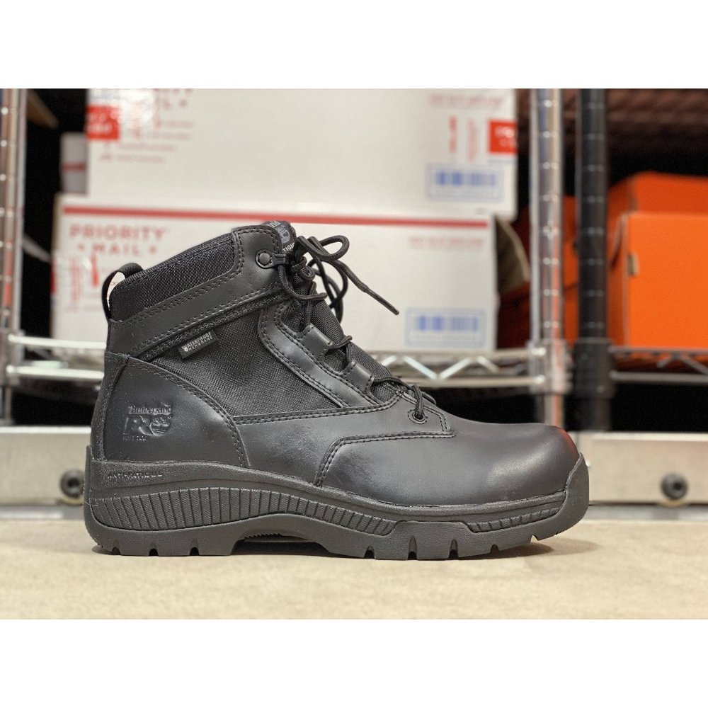 NEW Timberland White Ledge Mid Men Boot Black Sz 8